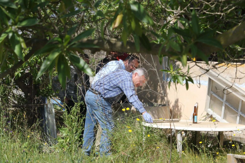 El cadáver se encontraba en una casa ocupada en el camino de sa Sal Rossa