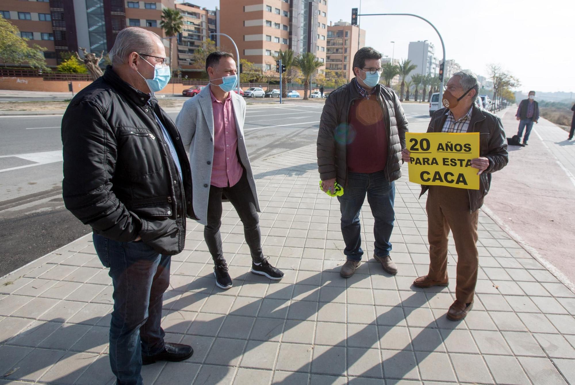 La apertura del tramo de la Vía Parque en el PAU 1 completa una nueva circunvalación en Alicante