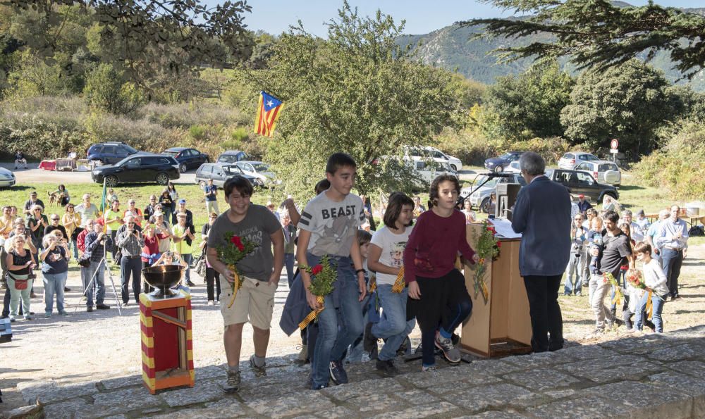 Homenatge a Lluís Companys al Coll de Manrella.