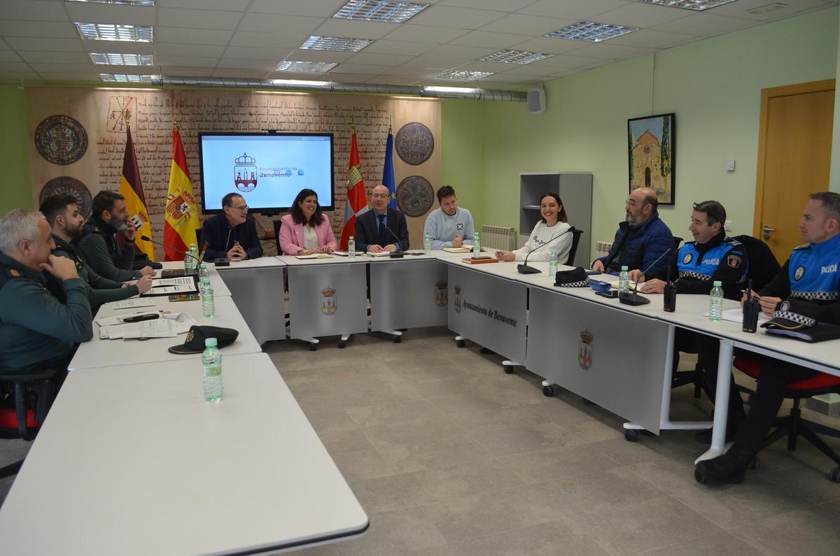 Junta de Seguridad celebrada esta mañana en Benavente.