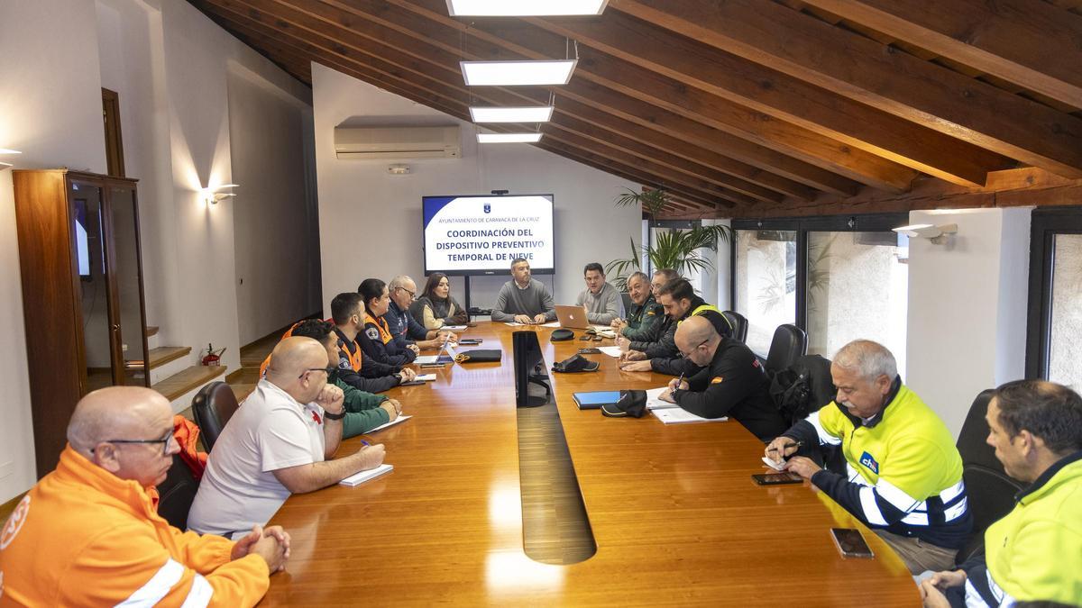 Reunión de coordinación del dispositivo preventivo por el temporal de nieve