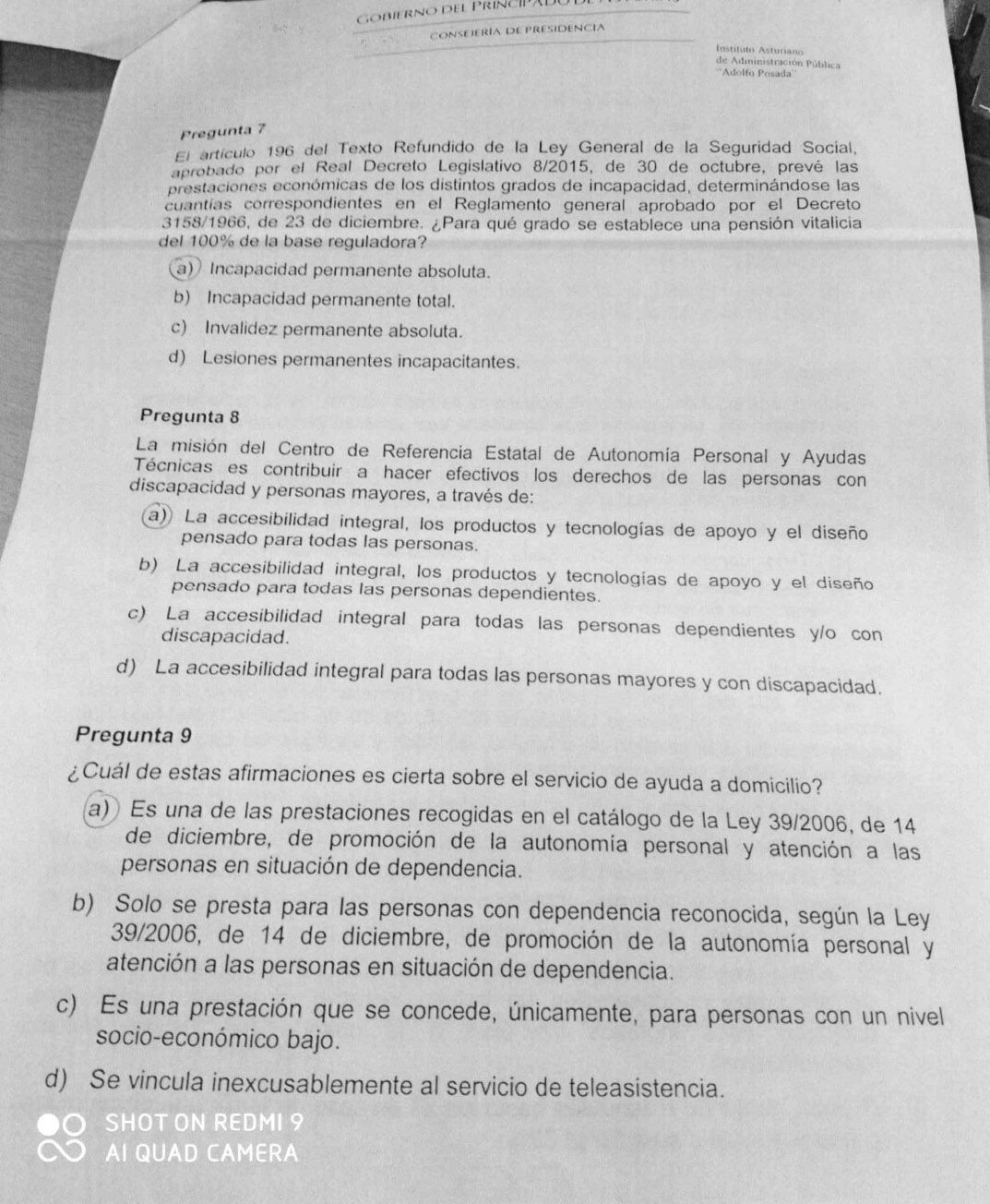 Examen Trabajo Social