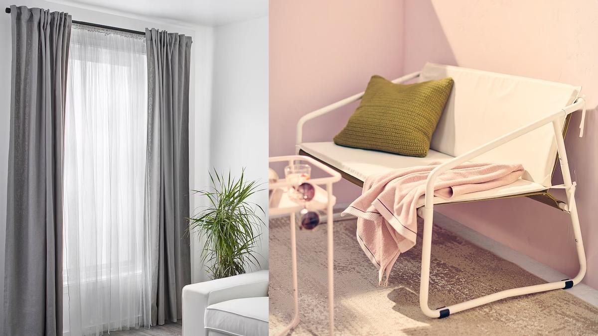 Ofertas Ikea | Unas cortinas más livianas y un sofá para tu terraza