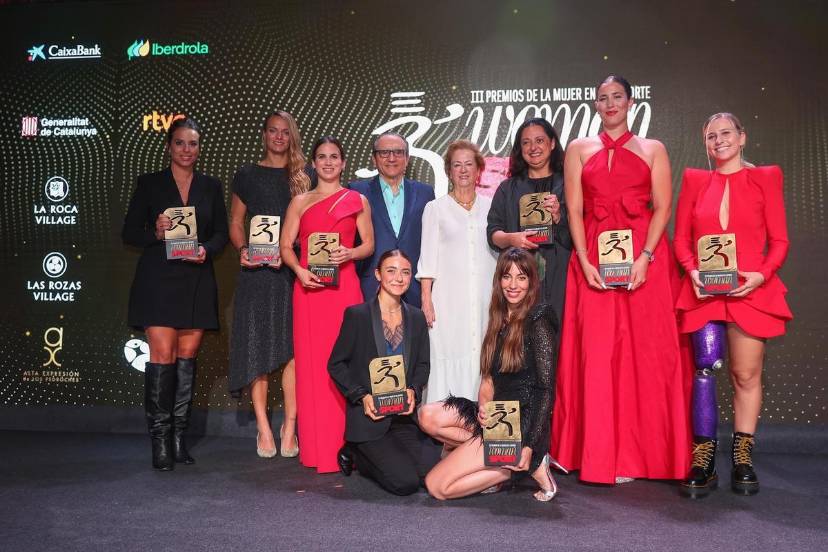 Premios Woman Sport: Foto de familia de las galardonadas