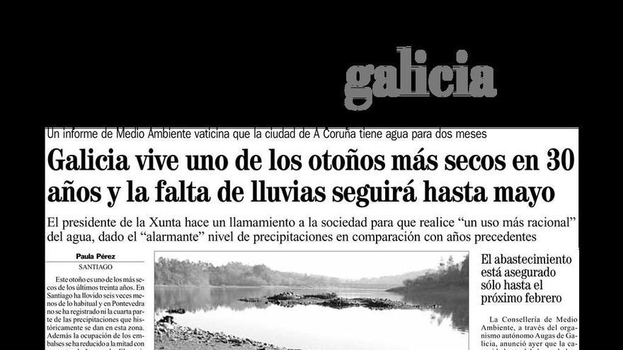 Página de LA OPINIÓN del 14 de diciembre de 2007.