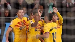 Lewandowski y Lamine rescatan al Barça de un nuevo desastre