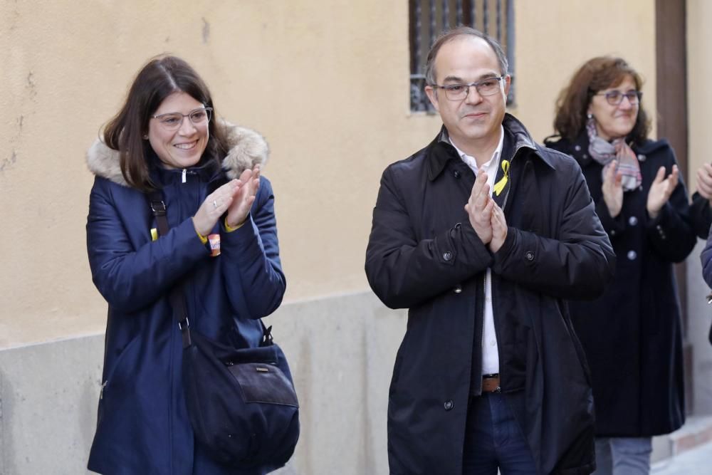 Turull visita la família de Puigdemont a Amer