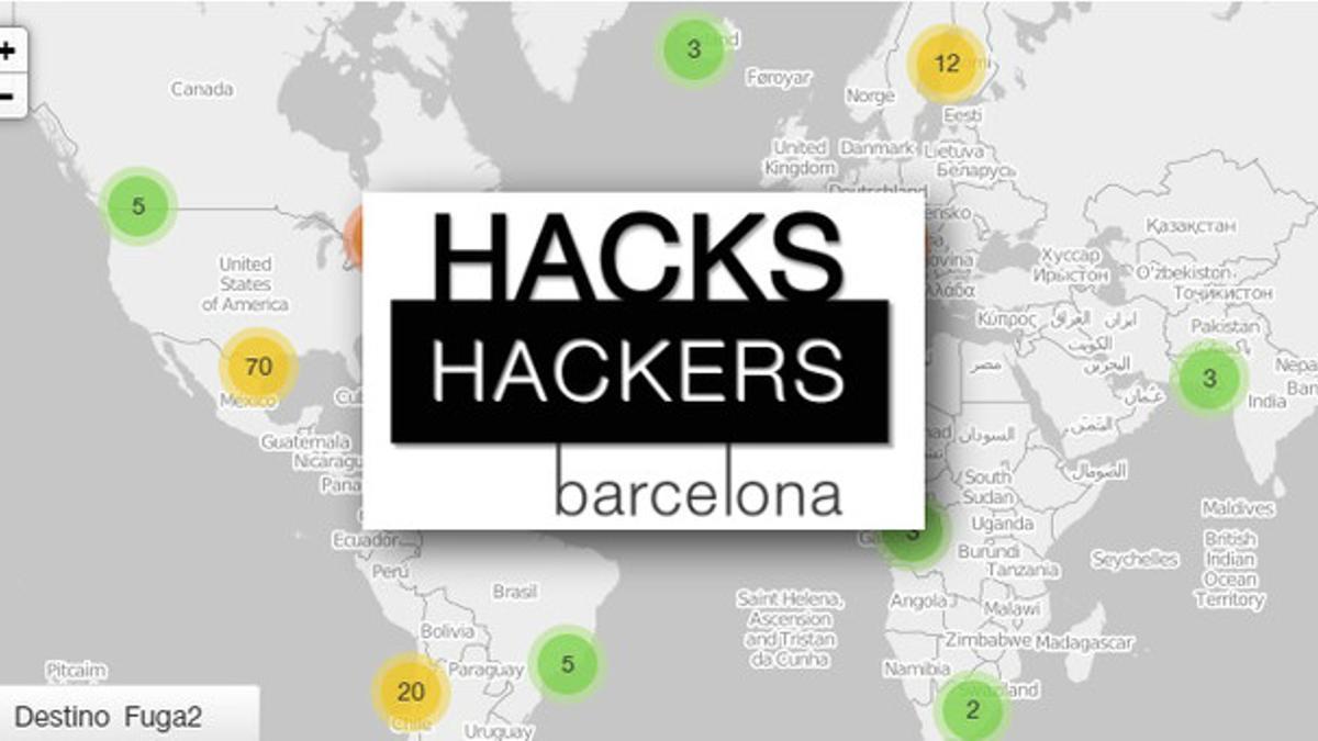 Mapa de 'Fuga2' con 'Hack/Hackers'