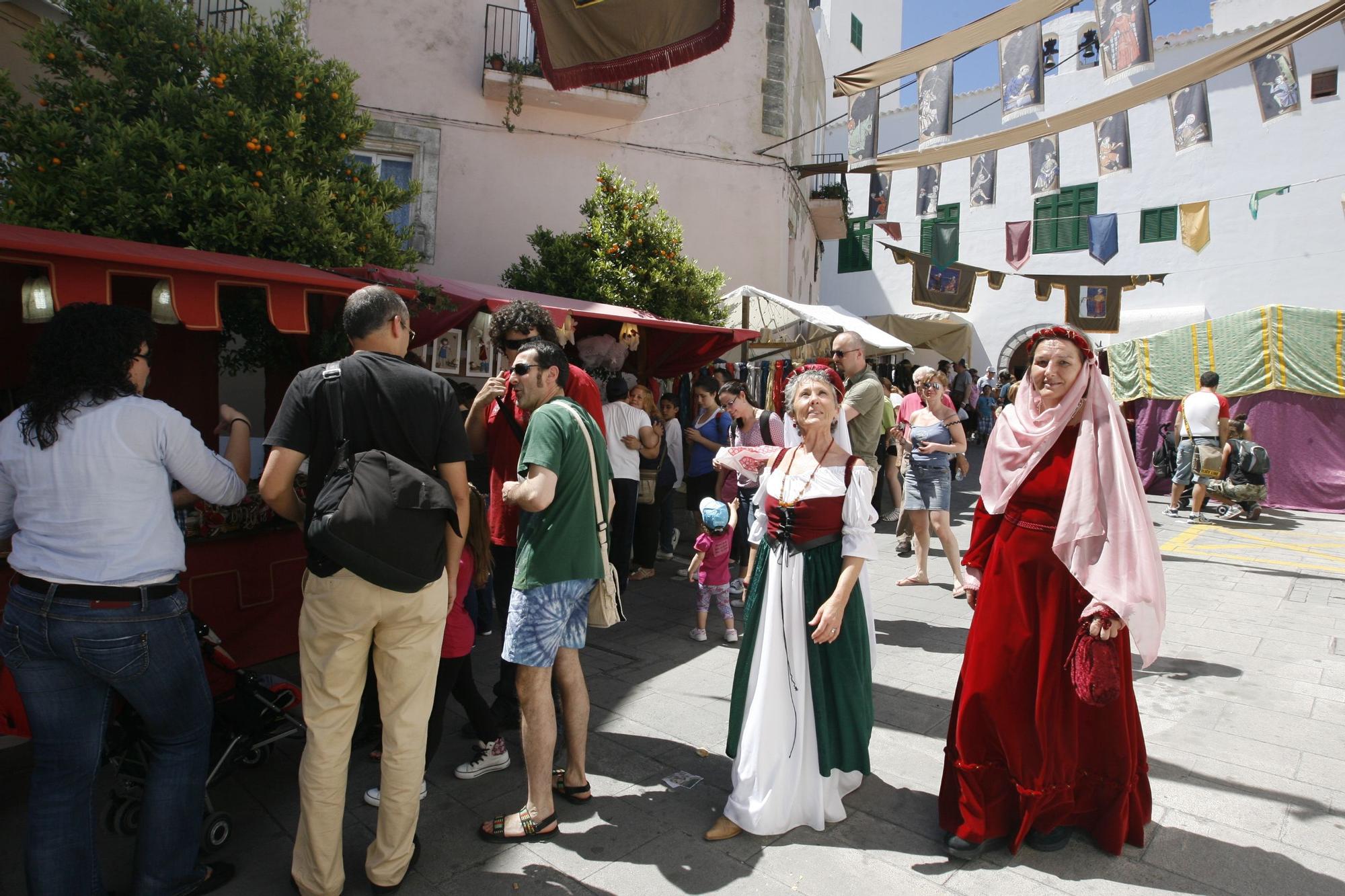 Edición de 2012 de la Feria Medieval de Ibiza.