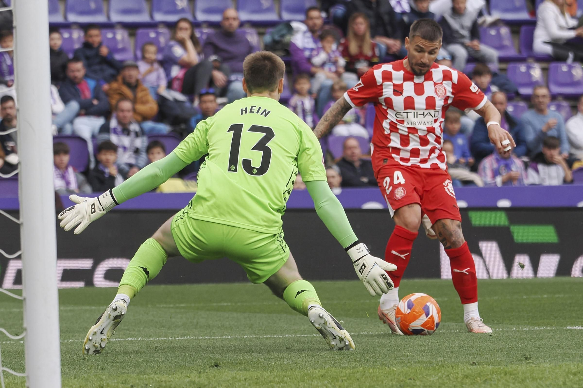 Les imatges del partit Valladolid - Girona