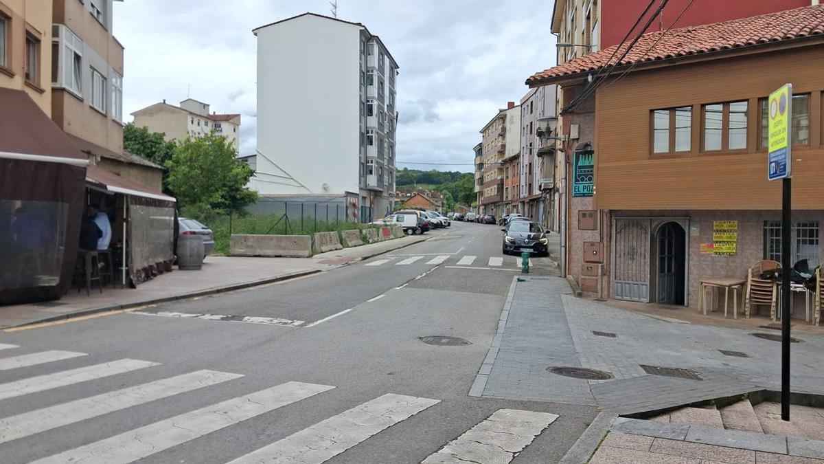 La avenida de Gijón, en el tramo inicial donde será reurbanizada desde Les Campes.