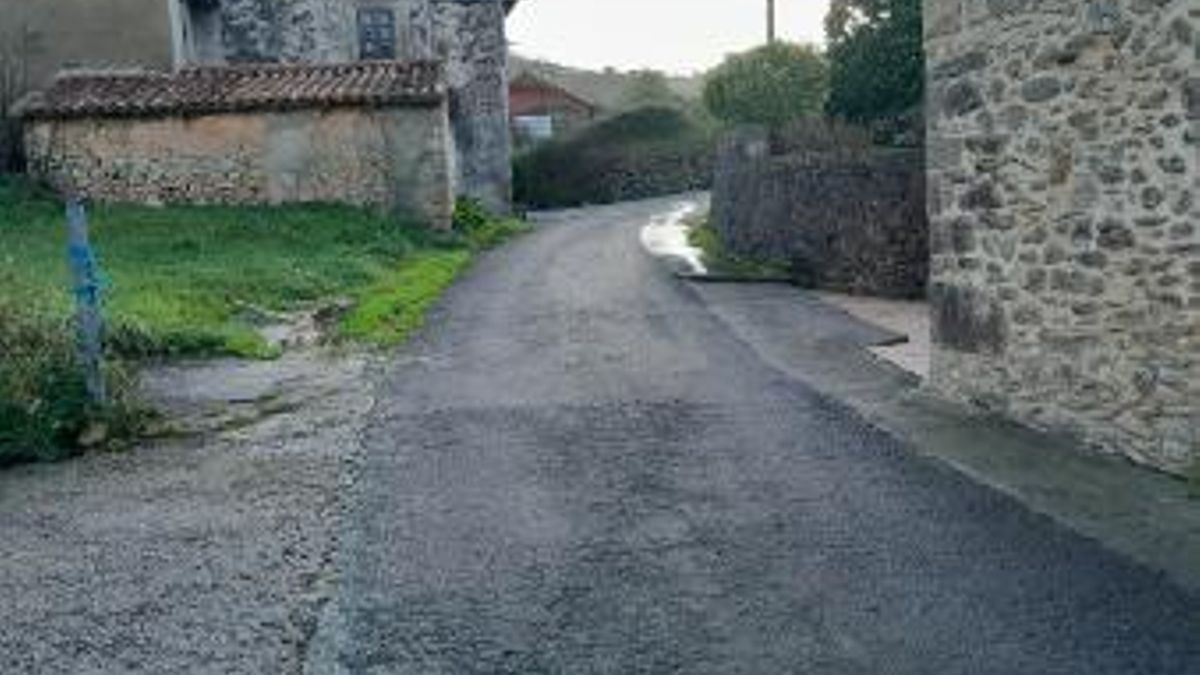 Localidad de Buelles, en Peñamellera Baja