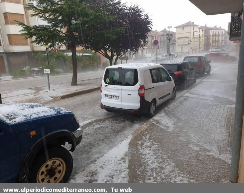 Espectacular tormenta de granizo en Vilafranca