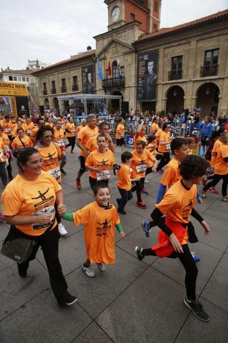 Carrera popular con Javier Gómez Noya, premio "Princesa de Asturias" de los Deportes 2016, en Avilés