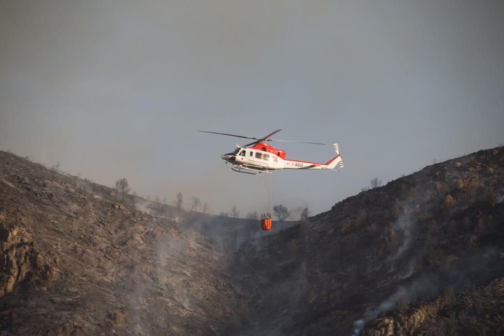 Incendio en la Sierra del Molino