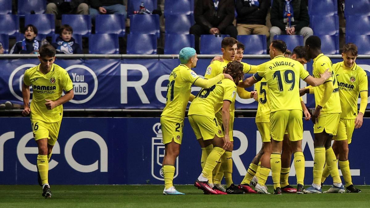 El filial amarillo se impuso al Real Oviedo el pasado fin de semana en el Tartiere.