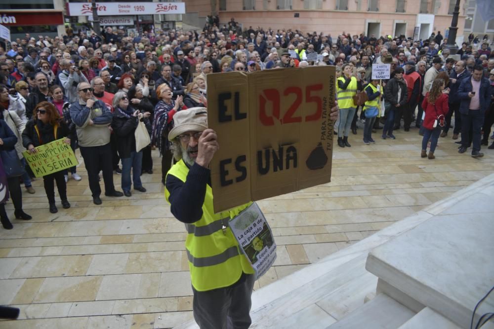 Manifestación por unas pensiones dignas en Cartagena