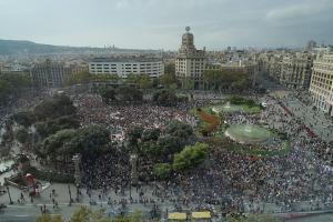 Barcelona bloqueada por la sentencia del ’procés’