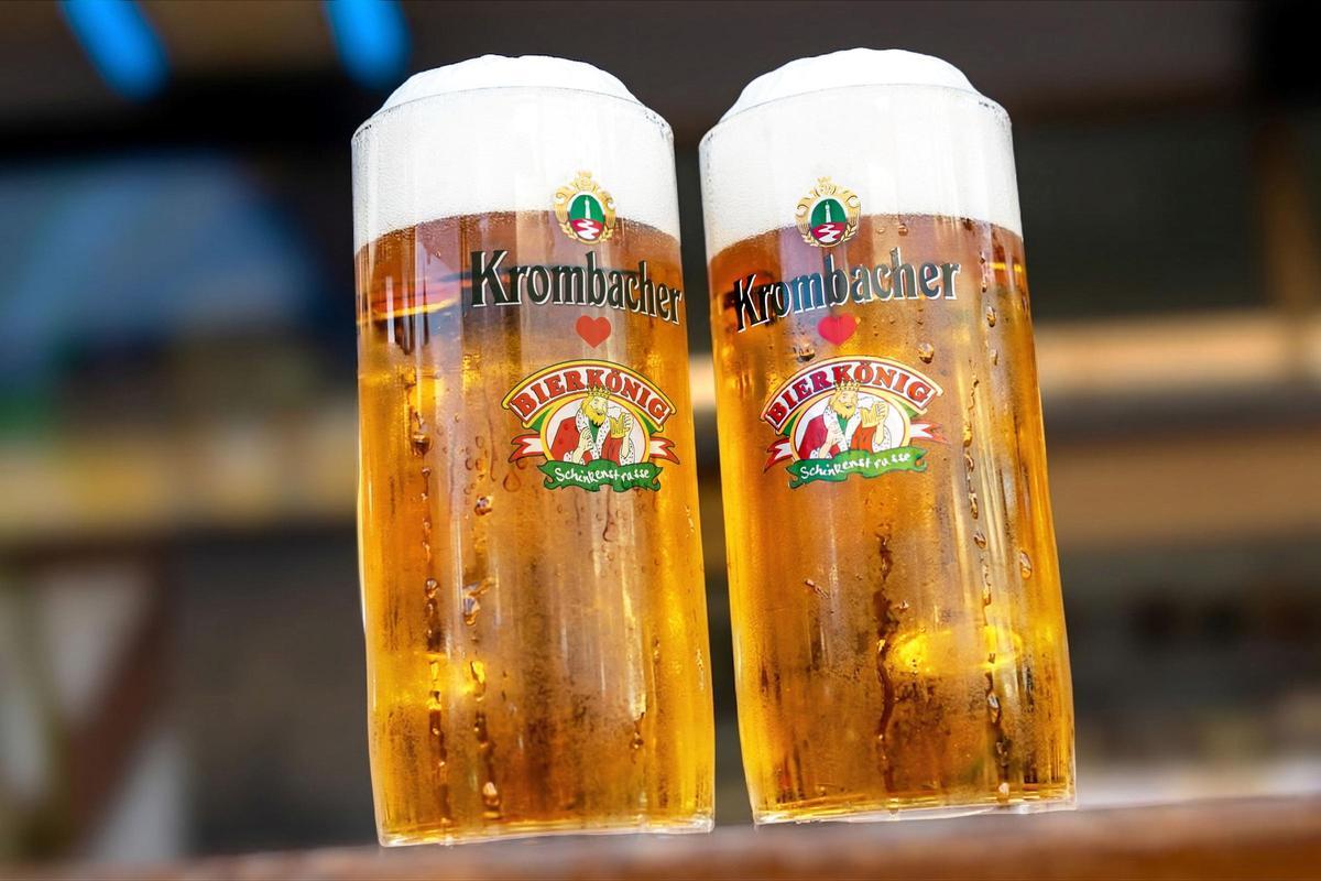 Im Bierkönig gibt es ab sofort Krombacher.