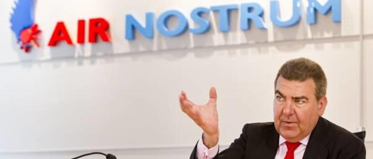 El presidente de Air Nostrum, Carlos Bertomeu.