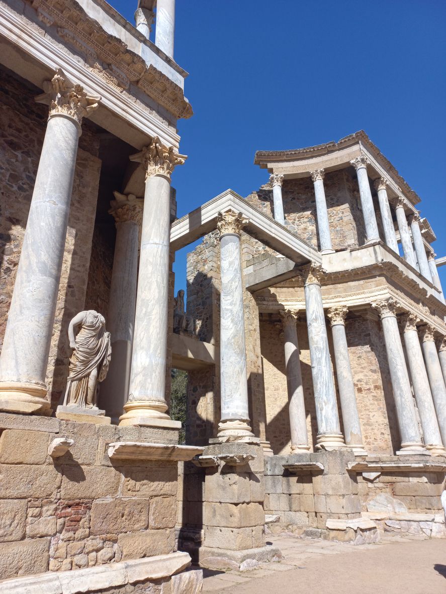 El teatro romano de Mérida es uno de los mejores conservados de la península.