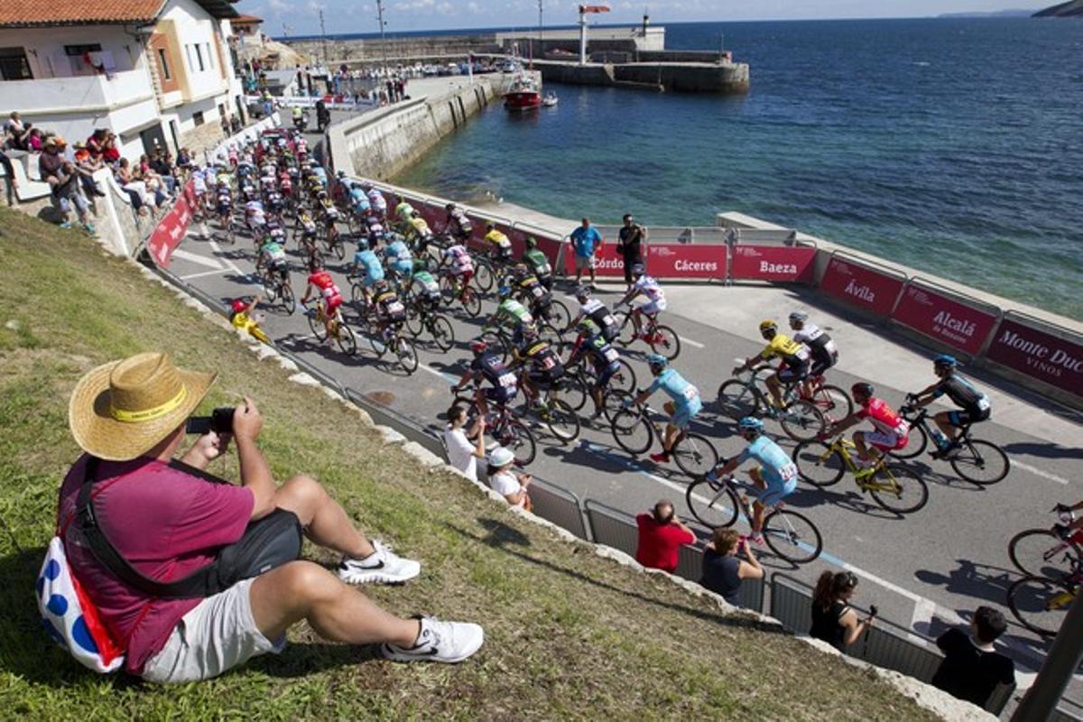 Las imágenes de la etapa de la Vuelta Las imágenes de la etapa de la Vuelta