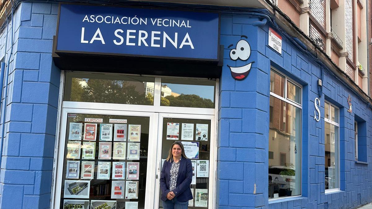 Arancha Sánchez, presidenta de la Asociación Vecinal La Serena.