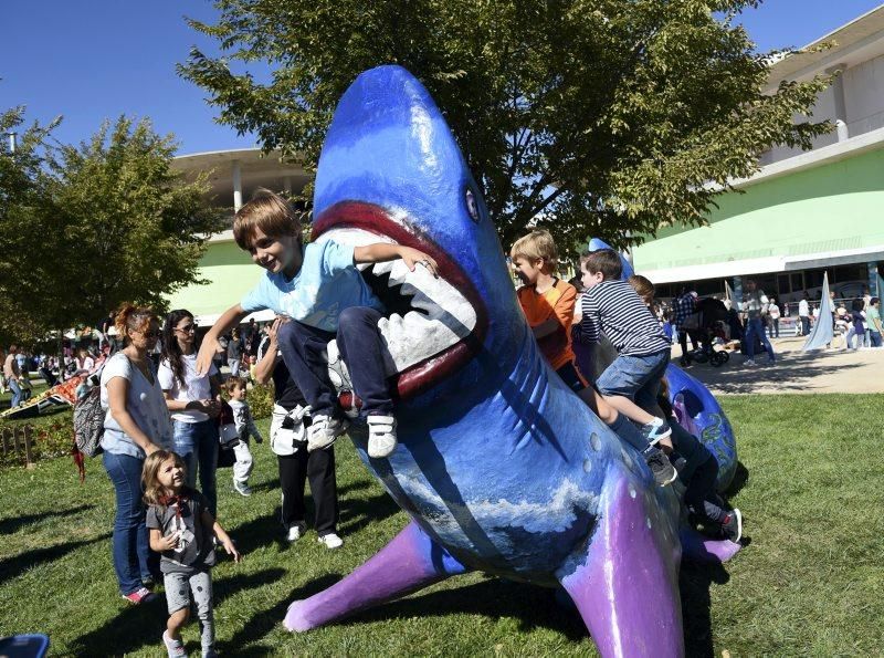 Inauguración de Río y Juego, espacio infantil de las fiestas