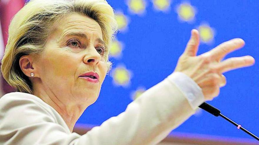 Ursula von der Leyen, presidenta de la CE. | | OLIVIER HOSLET (EFE)