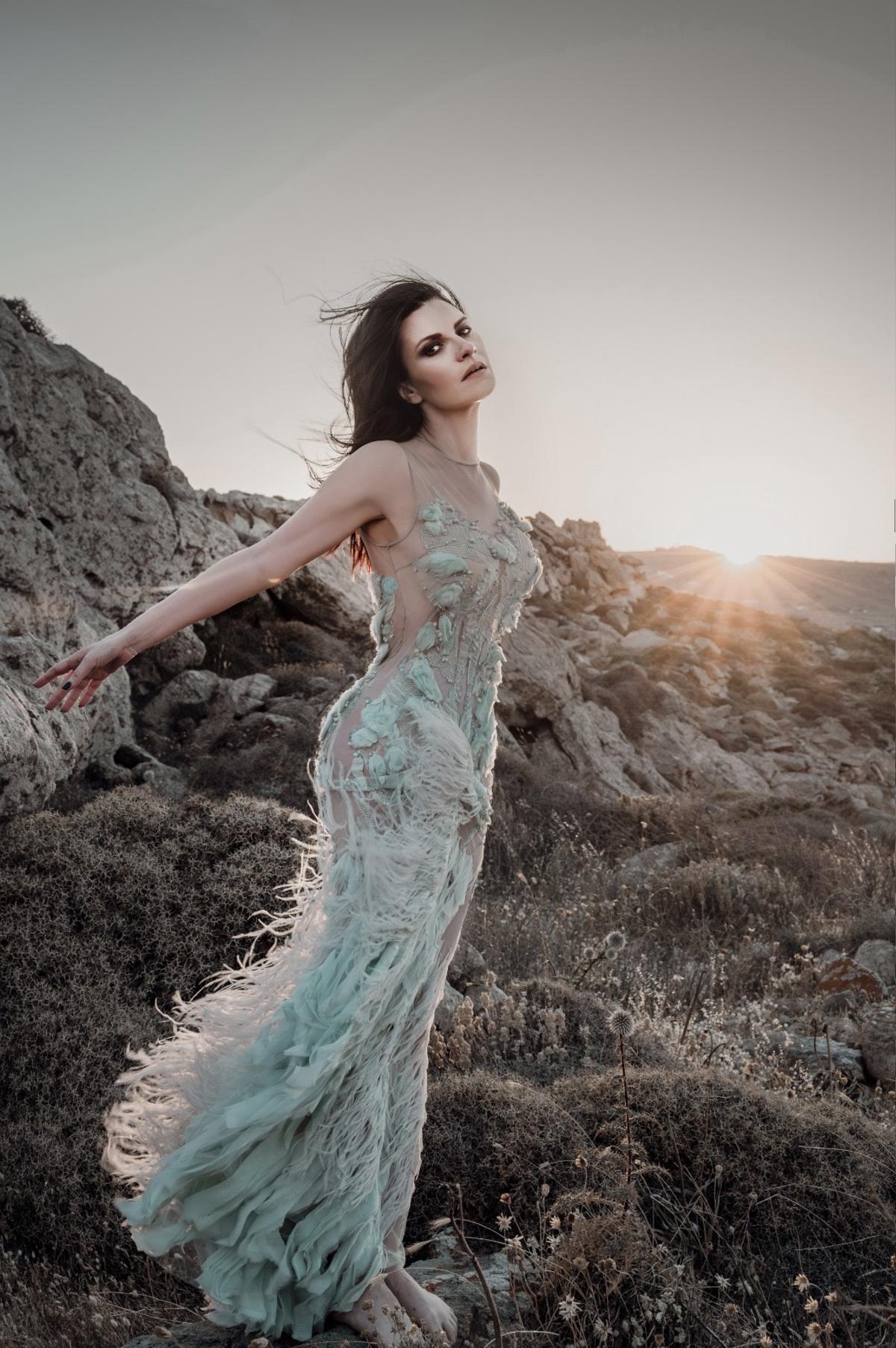 Laura Pausini empezó su gira anoche en Pamplona