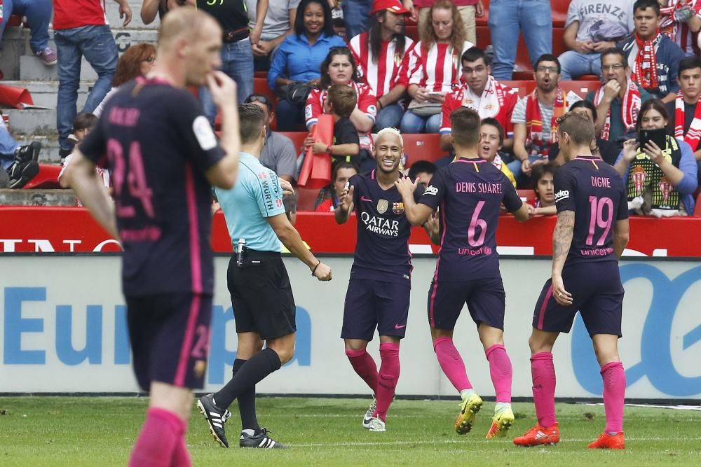 Partido Sporting de Gijón - F. C. Barcelona