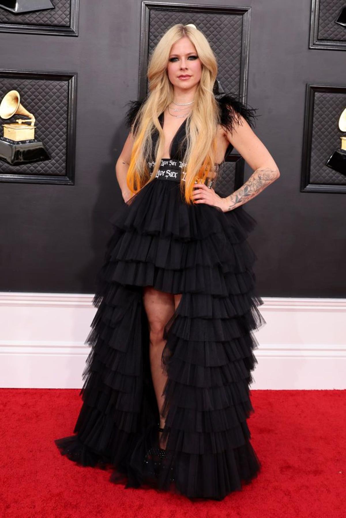 Avril Lavigne en los Grammy 2022