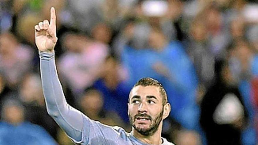 Benzema va fer un gol