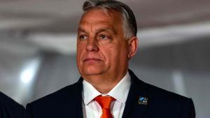 El primer ministro de Hungría, Viktor Orbán, este miércoles en la cumbre de la OTAN en Washington.