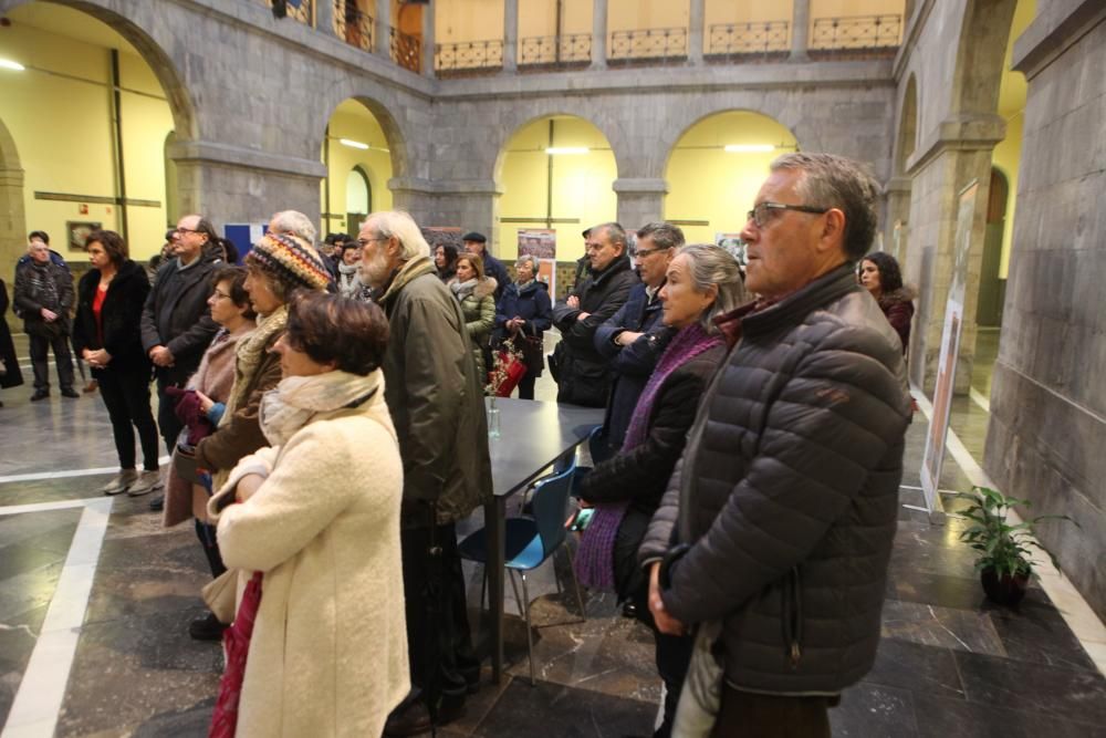 Exposición sobre el holocausto en Gijón