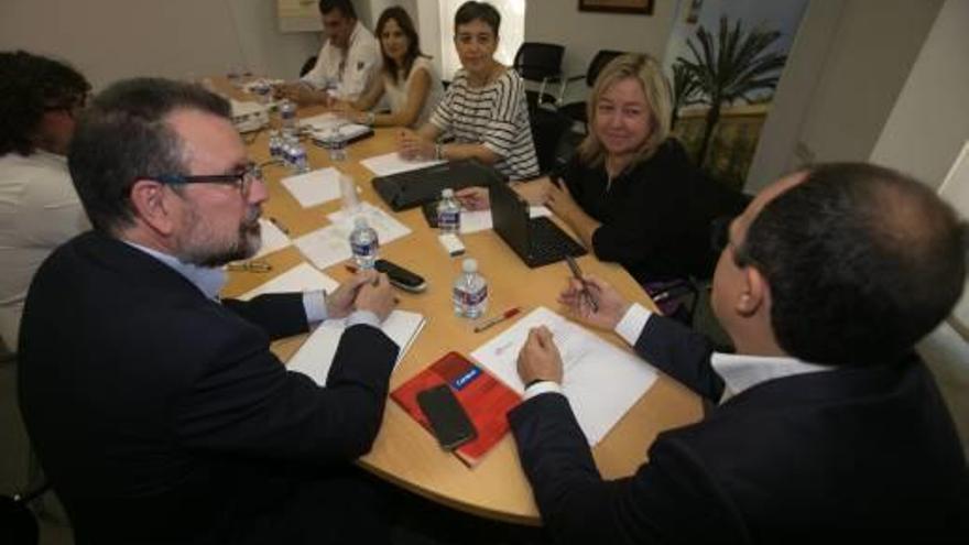 Reunión del Consejo Rector de RTVV celebrada en la ciudad de Alicante.