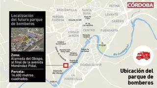 La Junta cederá en breve el suelo para la construcción del nuevo parque de bomberos de Córdoba