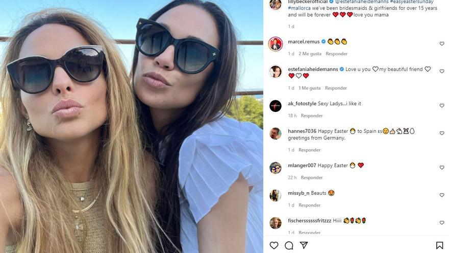 Lilly Becker und Estefania Heidemanns: Süße Liebeserklärung aus dem Mallorca-Urlaub auf Instagram