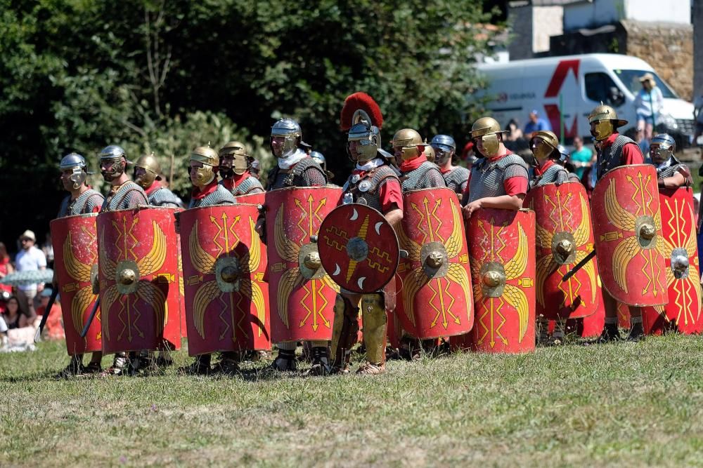 Batalla en la fiesta Astur romana en Carabanzo