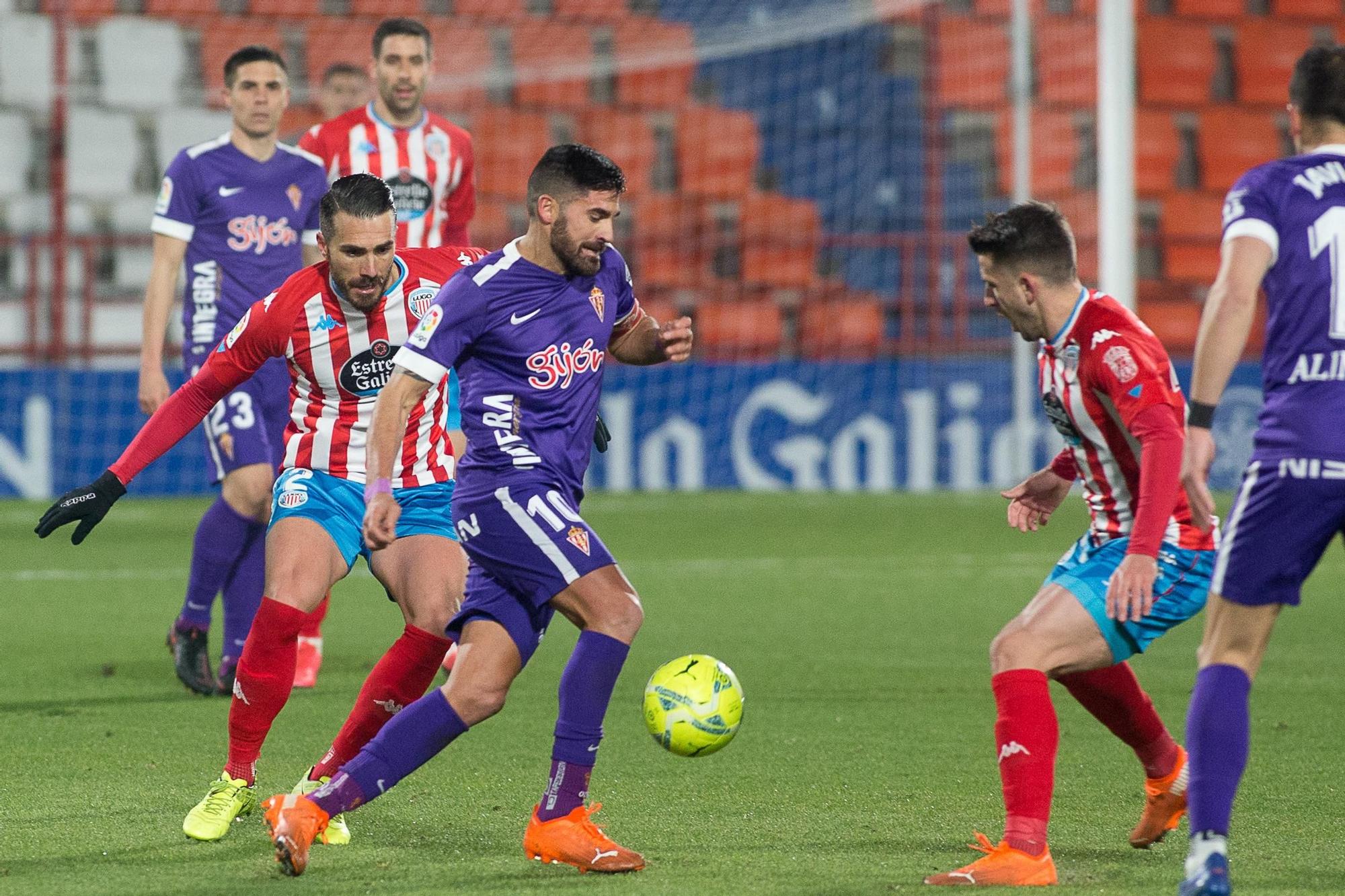 Partido del Sporting contra el Amorebieta