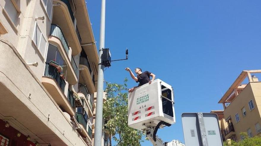 Instalación del primer sonómetro.