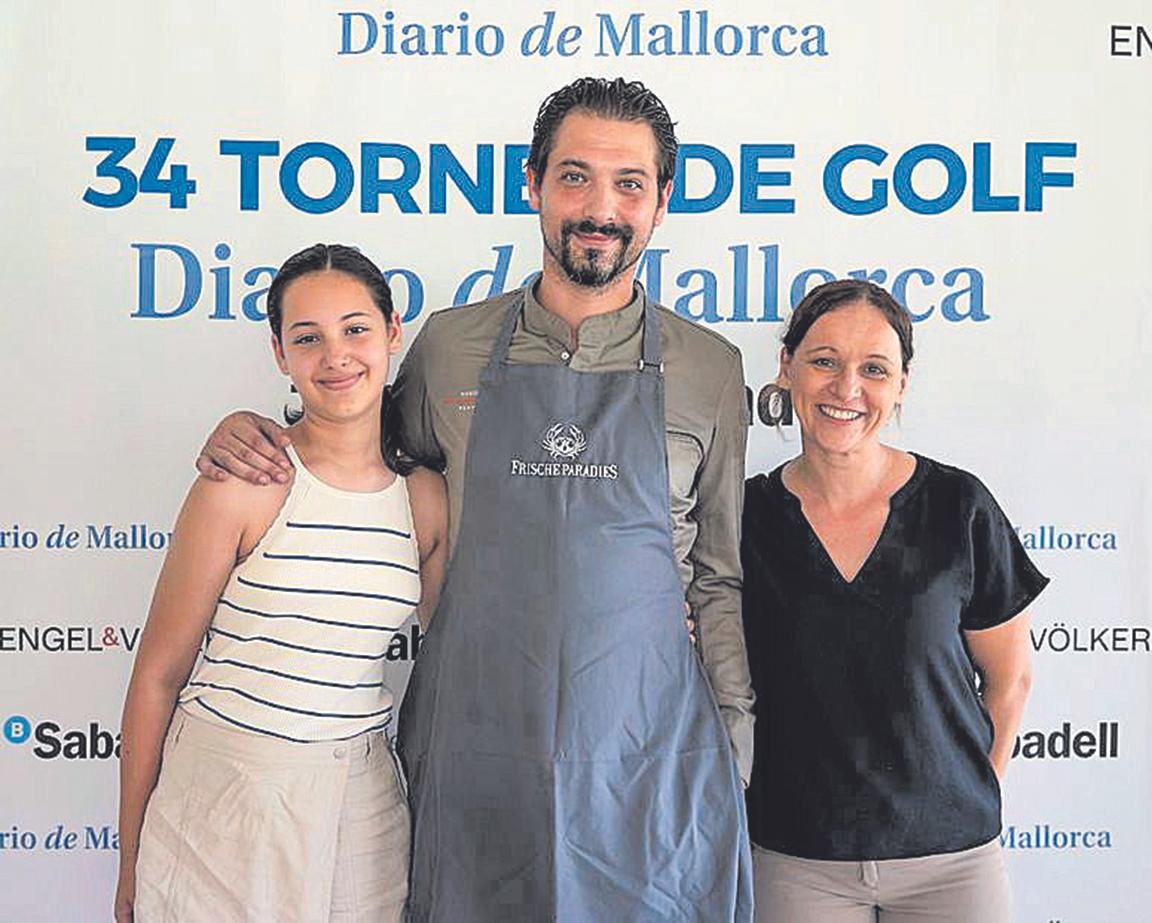 Kim Toro, Pia Toro y Alfonsina Busti, del Restaurante Costa de los Pinos.