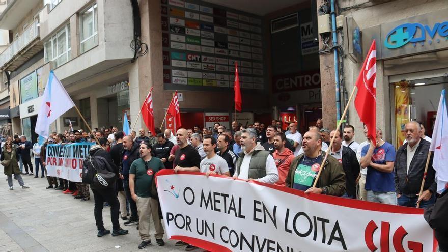 La CIG convoca una huelga en el sector del metal «ante las propuestas regresivas de la patronal» en la negociación de los acuerdos provinciales
