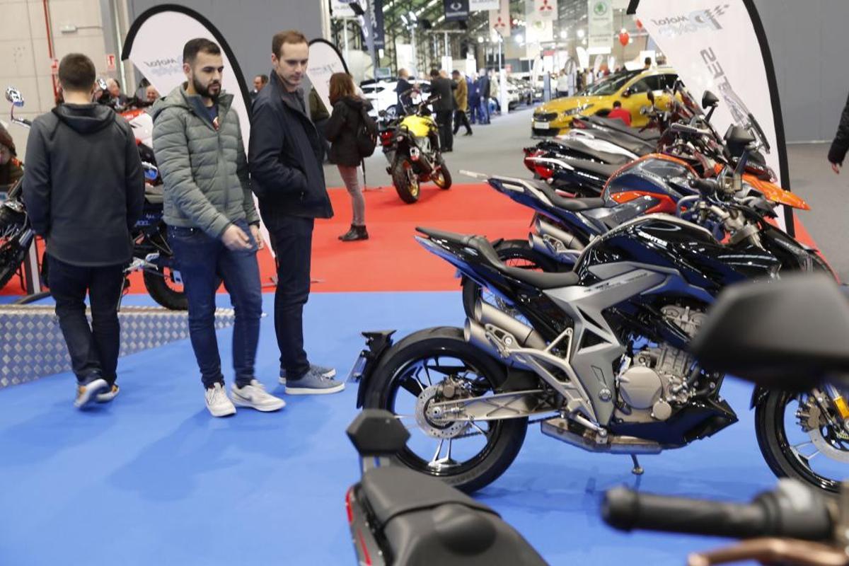 Algunos de los modelos que los visitantes han podido ver en la inauguración