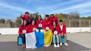 El RCNGC consigue siete medallas en la Copa de España de la clase Techno e IQFOIL