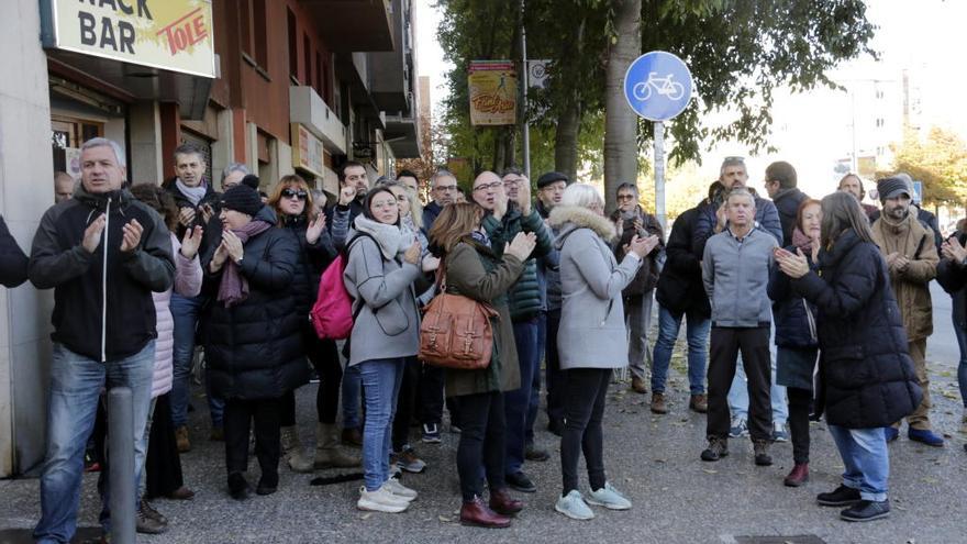 Manifestació de suport al regidor jonquerenc.