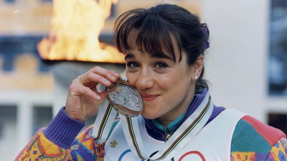 Blanca Fernández Ochoa, bronce en Albertville 1992