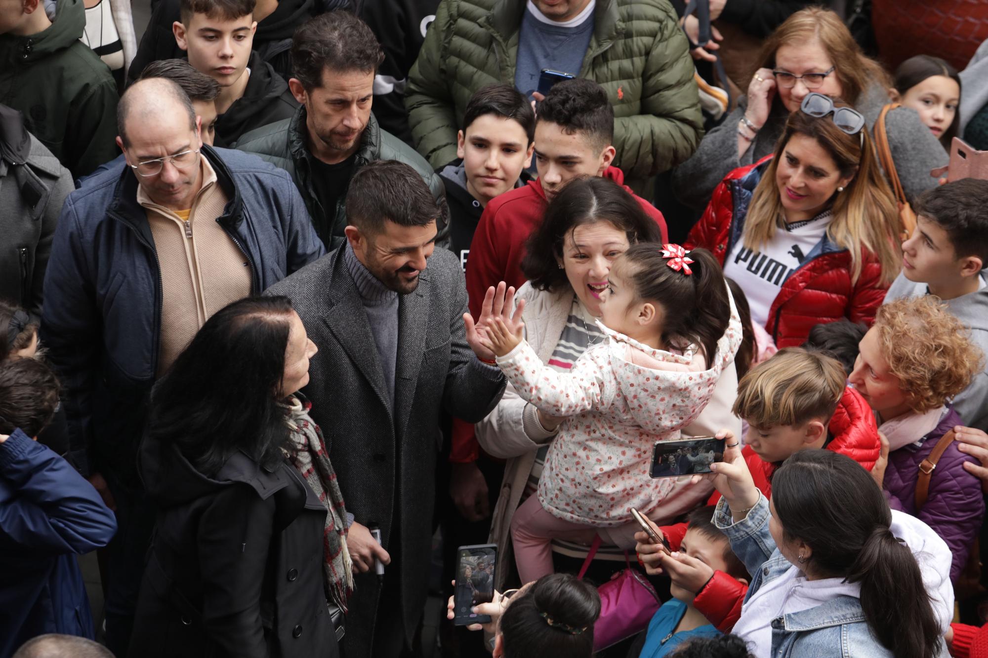 El futbolista David Villa inaugurará su estatua en La Felguera