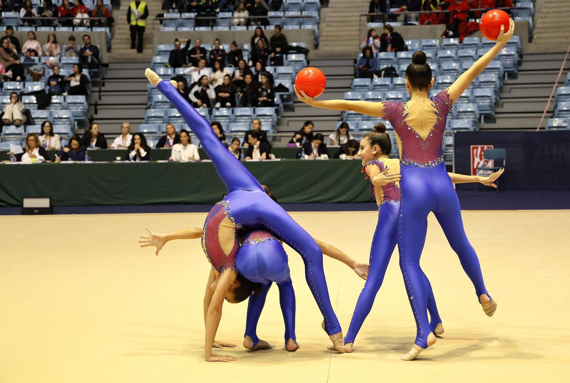 Torneo internacional Viravolta Jael de Ximnasia Rítmica en el Multiusos Fontes de Sar