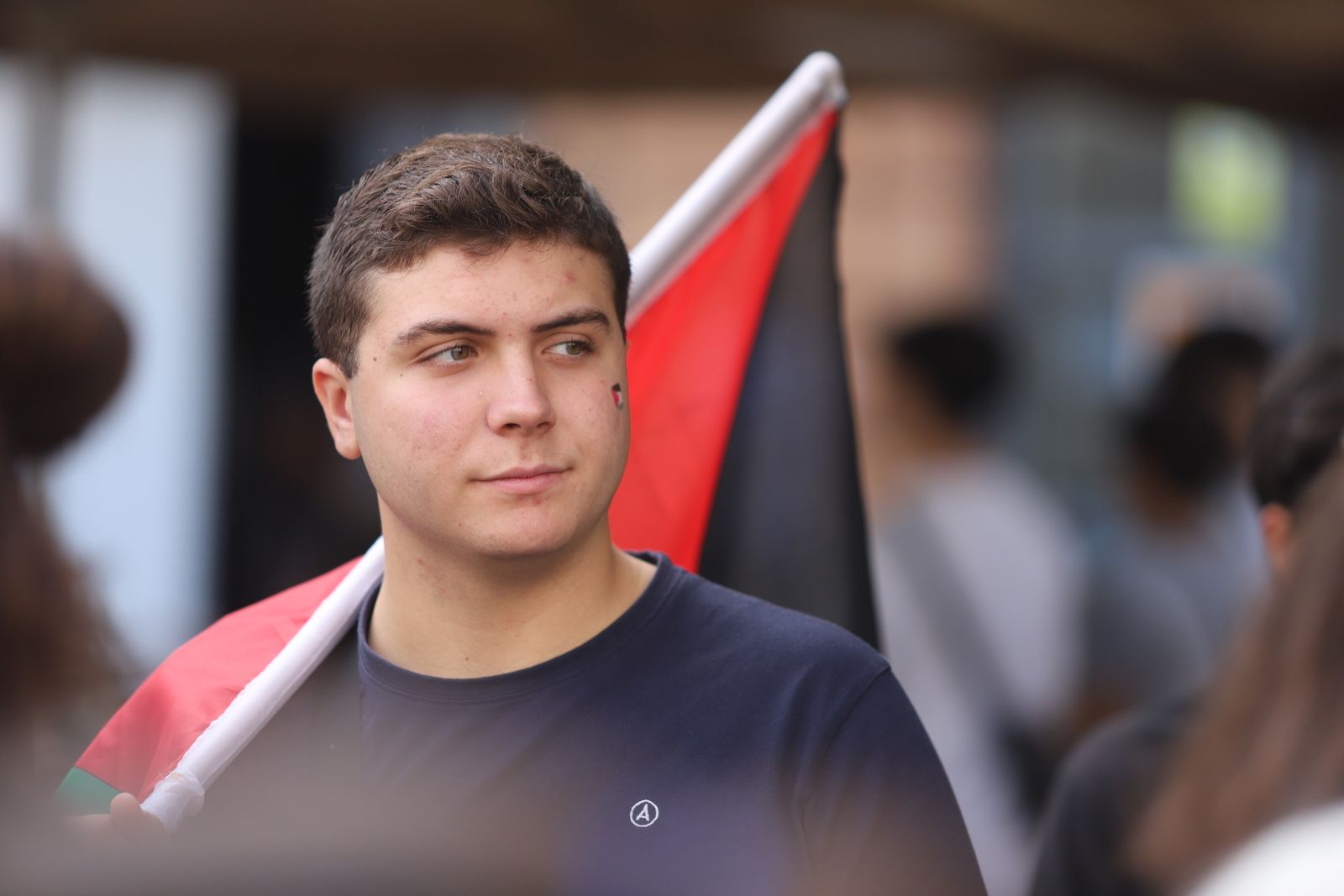 La manifestación estudiantil por Palestina, en imágenes